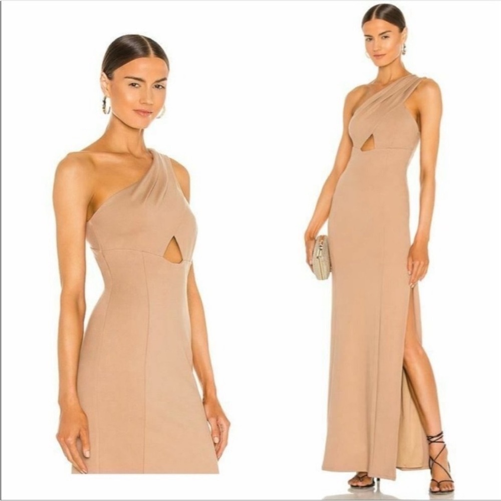 LOVERS & FRIENDS STACEY DRESS IN MAUVE SIZE LARGE